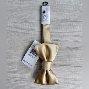 Tayion Collection Men's Yellow Solid Tie